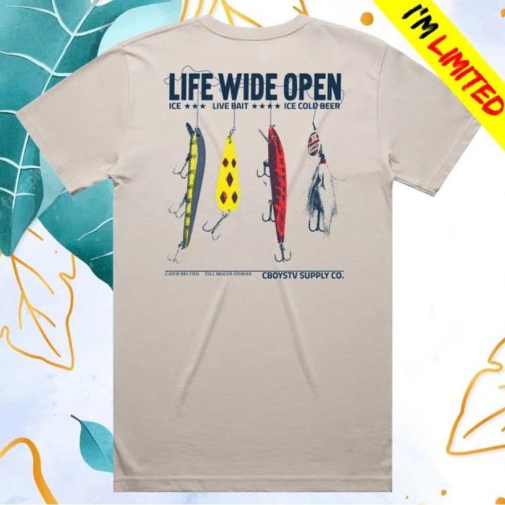 CboysTV Beige Graphic Tee